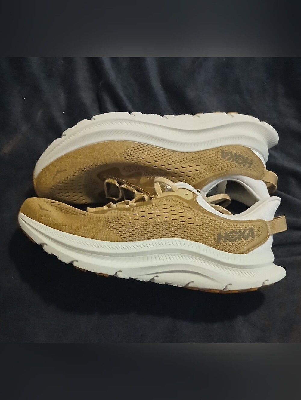 Hoka One One Men's Honey Oat Color Athletic Running Shoes